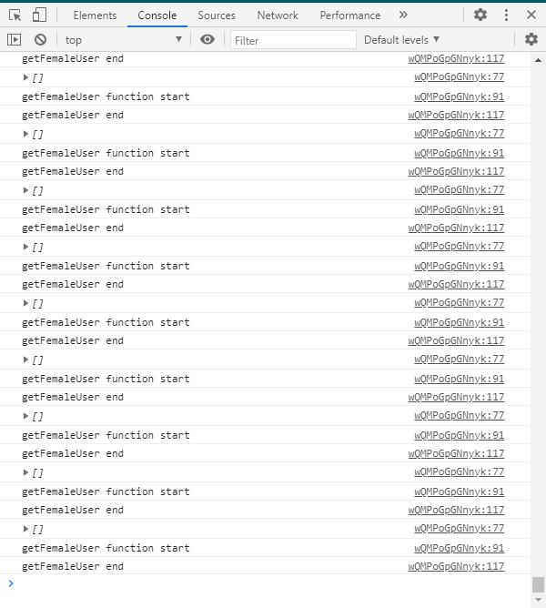 因為stack裡面的任務沒有清空，callback queue裡面的task永遠不會被執行