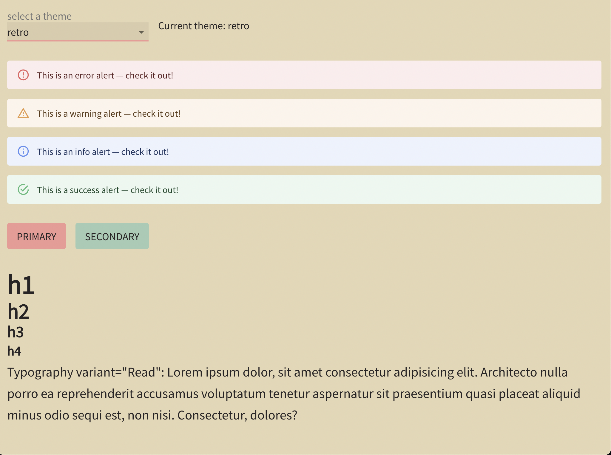 react context theme change